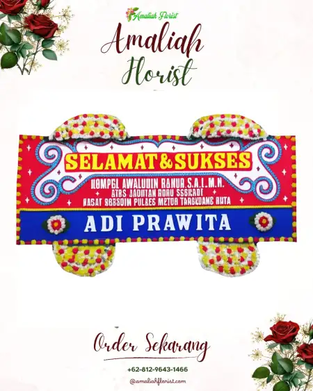 Papan Bunga Ucapan Selamat Sibon